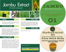 Load image into Gallery viewer, Nativilis Jambu HydraFacial 50 Natural Vegan Cream Face Neck Body - Cumaru Concentrated + Cupuacu Butter + Pracaxi Oil + White Clay Natural Botox Alternative Anti-Aging Skincare Moisturizing Copaiba
