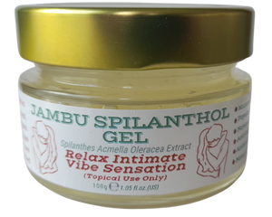 Nativilis Jambu Spilanthol Gel - (Spilanthes Acmella Oleracea Extract) - 100% Natural Vegan Pure - Relax Intimate Vibe Sensation - Muscle Relaxant Effect - Popular Female Aphrodisiac - Natural Botox Alternative - Copaiba Properties - 100 ml