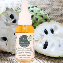 Load image into Gallery viewer, Nativilis Amazonian Soursop Graviola Guanabana Virgin Natural Bio Skin and Hair Oil (Annona muricata- Brazilian paw-paw) – Undiluted - Unrefined - Copaiba benefits
