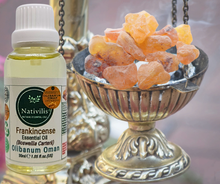 Load image into Gallery viewer, Nativilis Frankincense Carterii Olibanum Oil Oman (Boswellia Carterii ) - natural anti-acne anti-wrinkle improve oral hygiene prevent gum disease antibacterial properties - Copaiba properties 30ml Media 1 of 36
