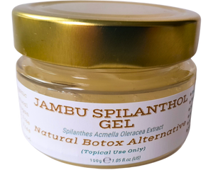 Nativilis Jambu Spilanthol Gel - (Spilanthes Acmella Oleracea Extract) - 100% Vegan Pure Natural Botox Alternative Better Skin Penetration Improve Skin Firmness Copaiba Properties - 100 ml