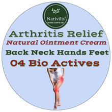 Load image into Gallery viewer, Nativilis Amazonian Ointment Cream for Arthritis, 100% Natural for Repetitive Strain Injury (RSI), Legs Massage, Muscle Recovery, Joint Relief on Back, Neck, Wrist, Hands and Feet 100g – Copaiba
