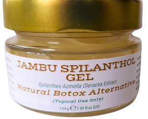 Nativilis Jambu Spilanthol Gel - (Spilanthes Acmella Oleracea Extract) - 100% Vegan Pure Natural Botox Alternative Better Skin Penetration Improve Skin Firmness Copaiba Properties - 100 ml