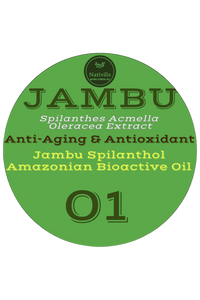 Nativilis Jambu Spilanthol Golden Amazonian Bioactive Oil - Spilanthes Acmella Oleracea Extract - High Viscosity - Better Skin Penetration 100% Natural Botox Alternative - Relax facial muscles reduce wrinkles antioxidant properties Copaiba - 30 ml