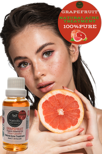 Nativilis Grapefruit Organic Essential Oil 30 ml (Citrus × paradisi) - Antibacterial and Antimicrobial Effects - Fights against acne -Promote Weight Loss - Copaiba Properties