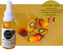 Load image into Gallery viewer, Nativilis Ojon Caiaue GOLDEN FRACTIONATED Oil - (Elaeis oleifera) NATURAL HAIR SKIN BOOSTER Rainforest Virgin Oil - revitalizes damaged follicles helps effective hair growth volumize and get tame frizz – Copaiba
