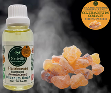 Load image into Gallery viewer, Nativilis Frankincense Carterii Olibanum Oil Oman (Boswellia Carterii ) - natural anti-acne anti-wrinkle improve oral hygiene prevent gum disease antibacterial properties - Copaiba properties 30ml Media 1 of 36
