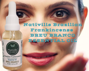 Nativilis Brazilian Frankincense - Breu Branco - Protium heptaphyllum - Amazonian natural oil Copaiba properties anti-inflammatory antiseptic analgesic soothing exfoliant for dry and oily skin - 30ml