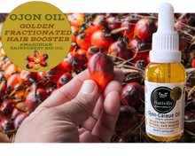 Load image into Gallery viewer, Nativilis Ojon Caiaue GOLDEN FRACTIONATED Oil - (Elaeis oleifera) NATURAL HAIR SKIN BOOSTER Rainforest Virgin Oil - revitalizes damaged follicles helps effective hair growth volumize and get tame frizz – Copaiba
