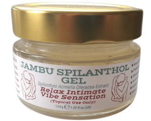 Nativilis Jambu Spilanthol Gel - (Spilanthes Acmella Oleracea Extract) - 100% Natural Vegan Pure - Relax Intimate Vibe Sensation - Muscle Relaxant Effect - Popular Female Aphrodisiac - Natural Botox Alternative - Copaiba Properties - 100 ml