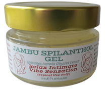 Load image into Gallery viewer, Nativilis Jambu Spilanthol Gel - (Spilanthes Acmella Oleracea Extract) - 100% Natural Vegan Pure - Relax Intimate Vibe Sensation - Muscle Relaxant Effect - Popular Female Aphrodisiac - Natural Botox Alternative - Copaiba Properties - 100 ml
