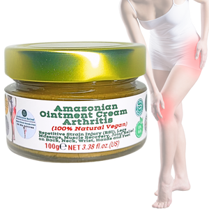 Nativilis Amazonian Ointment Cream for Arthritis, 100% Natural for Repetitive Strain Injury (RSI), Legs Massage, Muscle Recovery, Joint Relief on Back, Neck, Wrist, Hands and Feet 100g – Copaiba