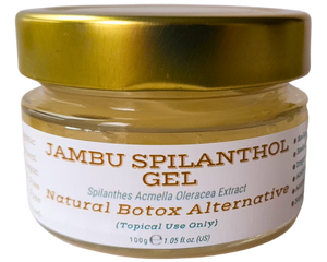 Nativilis Jambu Spilanthol Gel - (Spilanthes Acmella Oleracea Extract) - 100% Vegan Pure Natural Botox Alternative Better Skin Penetration Improve Skin Firmness Copaiba Properties - 100 ml