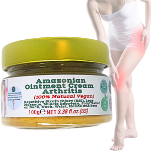 Nativilis Amazonian Ointment Cream for Arthritis, 100% Natural for Repetitive Strain Injury (RSI), Legs Massage, Muscle Recovery, Joint Relief on Back, Neck, Wrist, Hands and Feet 100g – Copaiba