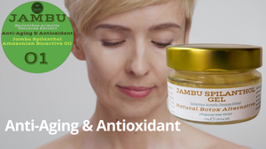 Nativilis Jambu Spilanthol Gel - (Spilanthes Acmella Oleracea Extract) - 100% Vegan Pure Natural Botox Alternative Better Skin Penetration Improve Skin Firmness Copaiba Properties - 100 ml