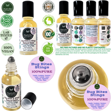 Load image into Gallery viewer, Nativilis Natural Relief for bug bites stings mosquito nettle fleas - Organic Essential Oil Formula - Roll on ball Stainless Steel Ideal Capacity 30ml Daily Use Travel Easy to carry in your purse/bag
