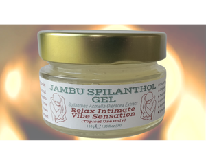 Nativilis Jambu Spilanthol Gel - (Spilanthes Acmella Oleracea Extract) - 100% Natural Vegan Pure - Relax Intimate Vibe Sensation - Muscle Relaxant Effect - Popular Female Aphrodisiac - Natural Botox Alternative - Copaiba Properties - 100 ml