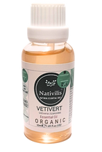 Load image into Gallery viewer, Nativilis Organic Vetivert Essential Oil (Vetiveria zizanoides) - 100% Natural - 30ml - (GC/MS Tested)
