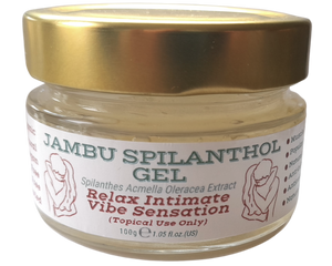 Nativilis Jambu Spilanthol Gel - (Spilanthes Acmella Oleracea Extract) - 100% Natural Vegan Pure - Relax Intimate Vibe Sensation - Muscle Relaxant Effect - Popular Female Aphrodisiac - Natural Botox Alternative - Copaiba Properties - 100 ml