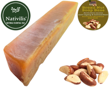 Load image into Gallery viewer, Nativilis Amazonian Soap Base 3KG - ANDIROBA 1KG - BACURI 1KG - BRAZIL NUT 1KG - Natural Vegan Emollient Face Skin Body Moisturises Cleanses No Chemicals Additives, Colours or Lauryl - Melt and Pour
