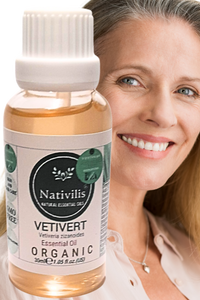 Nativilis Organic Vetivert Essential Oil (Vetiveria zizanoides) - 100% Natural - 30ml - (GC/MS Tested)