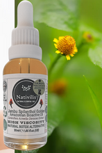 Load image into Gallery viewer, Nativilis Jambu Spilanthol Golden Amazonian Bioactive Oil - Spilanthes Acmella Oleracea Extract - High Viscosity - Better Skin Penetration 100% Natural Botox Alternative - Relax facial muscles reduce wrinkles antioxidant properties Copaiba - 30 ml
