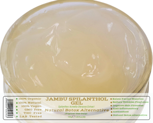 Nativilis Jambu Spilanthol Gel - (Spilanthes Acmella Oleracea Extract) - 100% Vegan Pure Natural Botox Alternative Better Skin Penetration Improve Skin Firmness Copaiba Properties - 100 ml