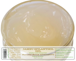 Nativilis Jambu Spilanthol Gel - (Spilanthes Acmella Oleracea Extract) - 100% Vegan Pure Natural Botox Alternative Better Skin Penetration Improve Skin Firmness Copaiba Properties - 100 ml