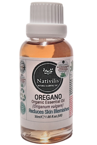 Nativilis Oregano Organic Essential Oil 30 ml (Origanum vulgare) - antioxidant antifungal anti-inflammatory properties playing beneficial role in weight management and infection treatments - Copaiba Properties