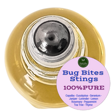 Load image into Gallery viewer, Nativilis Natural Relief for bug bites stings mosquito nettle fleas - Organic Essential Oil Formula - Roll on ball Stainless Steel Ideal Capacity 30ml Daily Use Travel Easy to carry in your purse/bag
