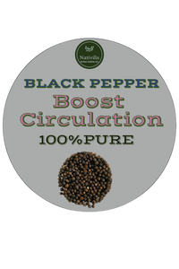 Nativilis Black Pepper Organic Essential Oil 30 ml (Piper nigrum) - Ease aching muscles boost the immune system improves circulation - Copaiba Properties