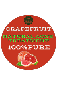 Nativilis Grapefruit Organic Essential Oil 30 ml (Citrus × paradisi) - Antibacterial and Antimicrobial Effects - Fights against acne -Promote Weight Loss - Copaiba Properties