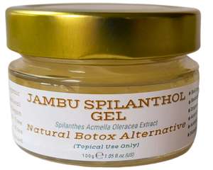 Nativilis Jambu Spilanthol Gel - (Spilanthes Acmella Oleracea Extract) - 100% Vegan Pure Natural Botox Alternative Better Skin Penetration Improve Skin Firmness Copaiba Properties - 100 ml