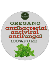 Nativilis Oregano Organic Essential Oil 30 ml (Origanum vulgare) - antioxidant antifungal anti-inflammatory properties playing beneficial role in weight management and infection treatments - Copaiba Properties