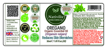 Load image into Gallery viewer, Nativilis Oregano Organic Essential Oil 30 ml (Origanum vulgare) - antioxidant antifungal anti-inflammatory properties playing beneficial role in weight management and infection treatments - Copaiba Properties
