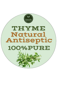 Nativilis Thyme Organic Essential Oil 30 ml (Thymus vulgaris) - Stimulating Balancing Toning - alleviate inflammation in the body, among other benefits - Copaiba Properties