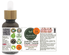 Load image into Gallery viewer, Nativilis URSOLIC ACID enriched with 04 Amazonian Rainforest Bio Oil - ANDIROBA BACURI PRACAXI TUCUMA - Relief skin injuries aesthetic processes peelings laser hair removals Soothing effect Copaiba
