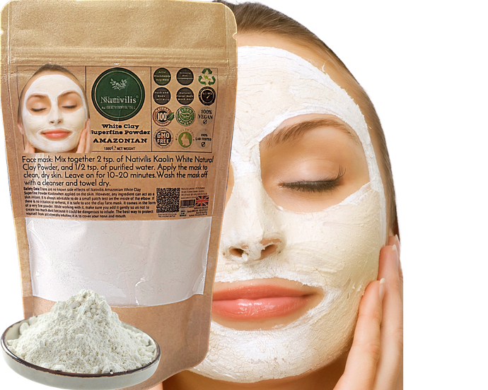 White Kaolin Clay Powder | Nativilis Natural Essential Oils