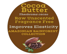 Load image into Gallery viewer, Nativilis Amazonian Cocoa Butter Raw Unscented Fragrance Free (Theobroma cacao) Skin Natural Moisturizer Replenishing skin&#39;s moisture protecting your skin improving elasticity – Copaiba properties
