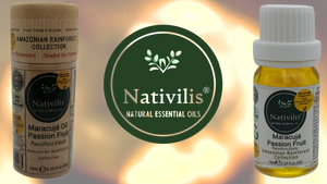Nativilis Virgin Maracuja Passion Fruit  Oil - (Passiflora Edulis) -  Amazonian Rainforest Collection High Concentration Omega 6