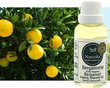Load image into Gallery viewer, Nativilis Organic Bergamot Essential Oil - (Citrus bergamia) - 100% Natural - 30ml - (GC/MS Tested)
