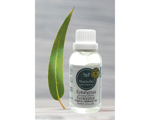 Nativilis Organic Eucalyptus Essential Oil (Eucalyptus globulus) - 100% Natural - 30ml - (GC/MS Tested)