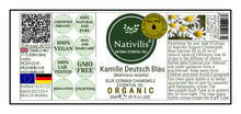 Load image into Gallery viewer, Nativilis Organic German Blue Chamomile Essential Oil (Matricaria recutita) - 100% Natural - 30ml - (GC/MS Tested)
